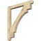 Ekena Millwork Merced Craftsman Rough Sawn Bracket, Douglas Fir, 4"W x 44"D x 48"H BKT04X44X48MRC04RDF - alternate 1